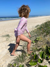 Daisy -  Long Sleeve Swimsuit - Coco & Me - Children's swimwear - Australian swimwear - sun safe - UPF 50+ - Australian kids swimwear. coco and me. childrens swimwear. sunsafe swimwear. coco active