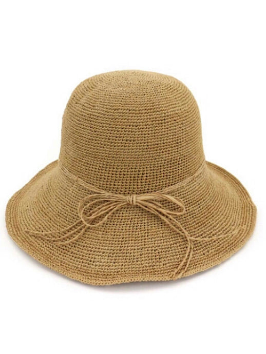 Raffia Bucket Hats -Hand weaved -Adult Hat - Coco & Me - Children's swimwear - Australian swimwear - sun safe - UPF 50+ - Australian kids swimwear