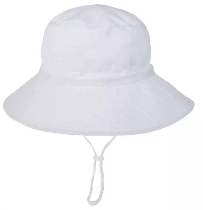 Kids Swimming Hat - White - Coco & Me - Children's swimwear - Australian swimwear - sun safe - UPF 50+ - Australian kids swimwear