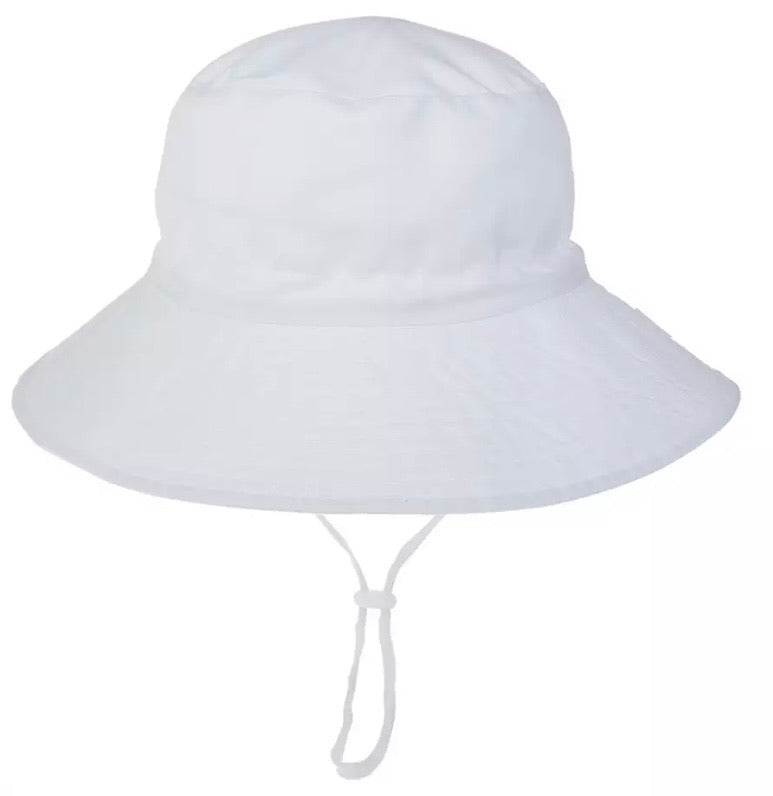 Kids Swimming Hat - White - Coco & Me - Children's swimwear - Australian swimwear - sun safe - UPF 50+ - Australian kids swimwear